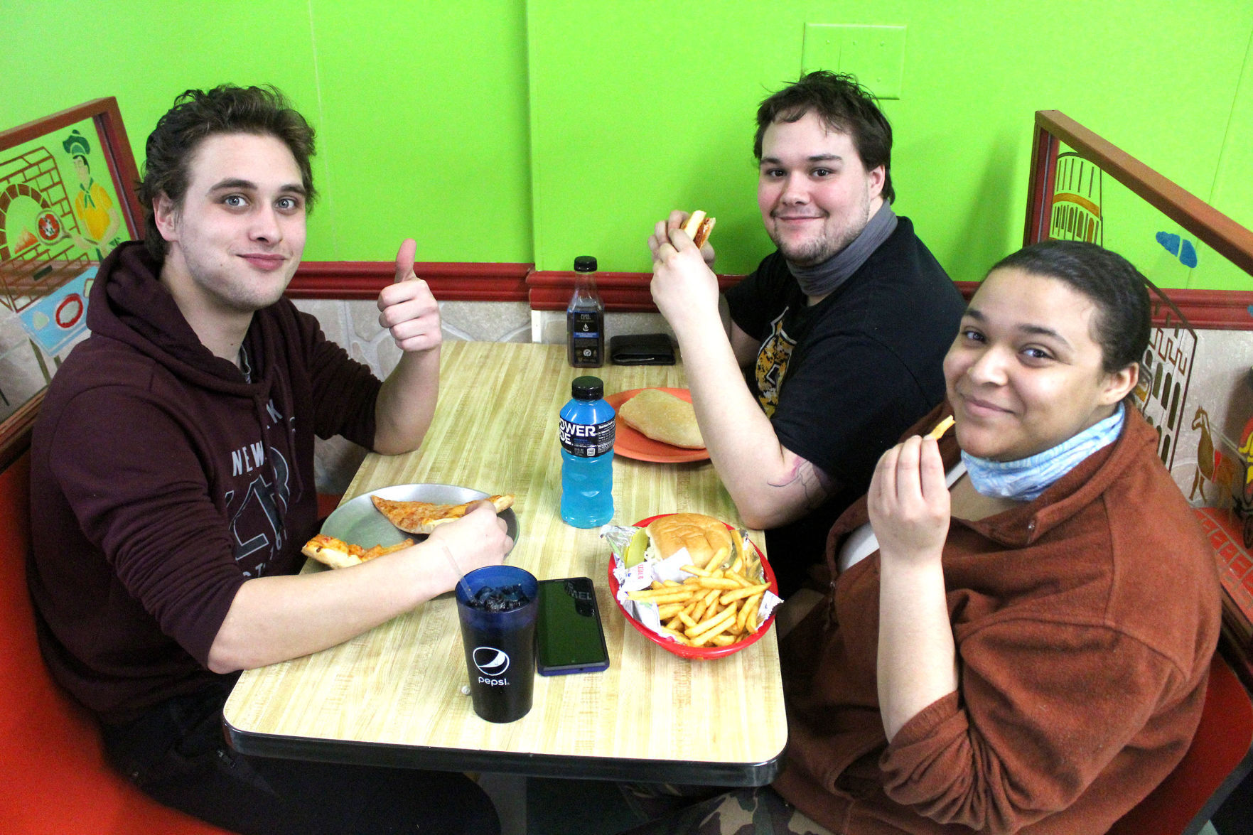 Enjoying local dining indoors once again
